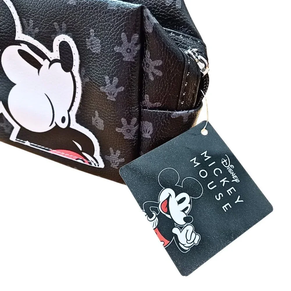 Mickey Mouse Black Cosmetic Bag - Toiletry Pouch – Travel Friendly
